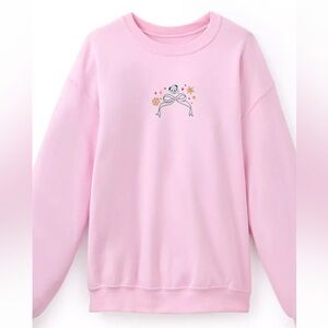 Disney world pink Christmas sweatshirt 2025 holiday season